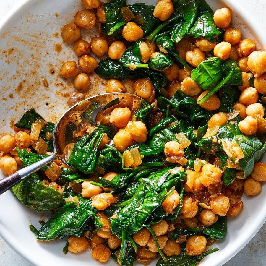 Chickpea Spinach Dish