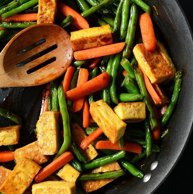 Sautéed Tofu Dish